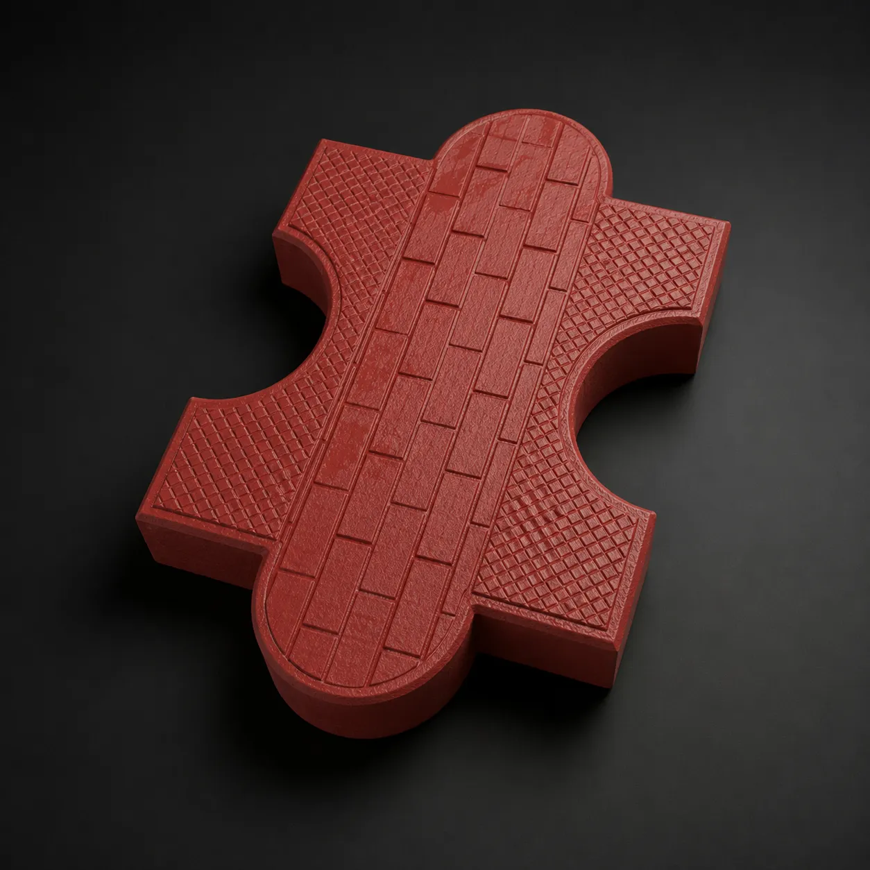 Max Brook Red paver block for residential yards and walkways